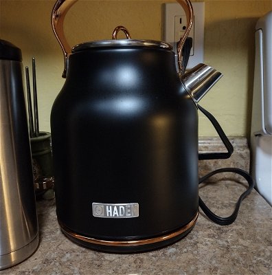 Haden Heritage Stainless Steel Electric Tea Kettle with Toaster, Black/Copper,  1 Piece - Baker's