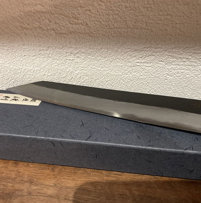 黒檀柄へのアップグレード（購入時の追加オプション）