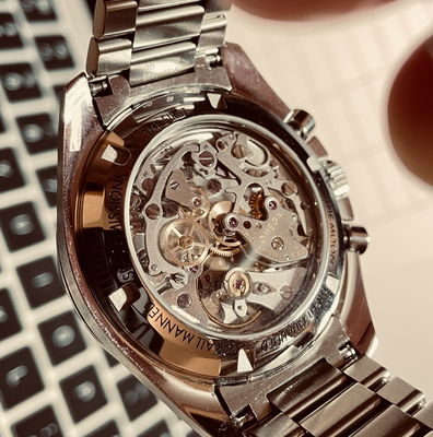 Sapphire Exhibition Caseback for the Omega Speedmaster