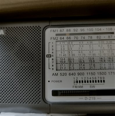 Xhdata D219 Radio Portatil Am Fm De Onda Corta Con Pilas, Pequena Y Gran  Rece 