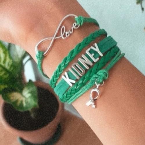 Kidney disease awareness bracelets hotsell