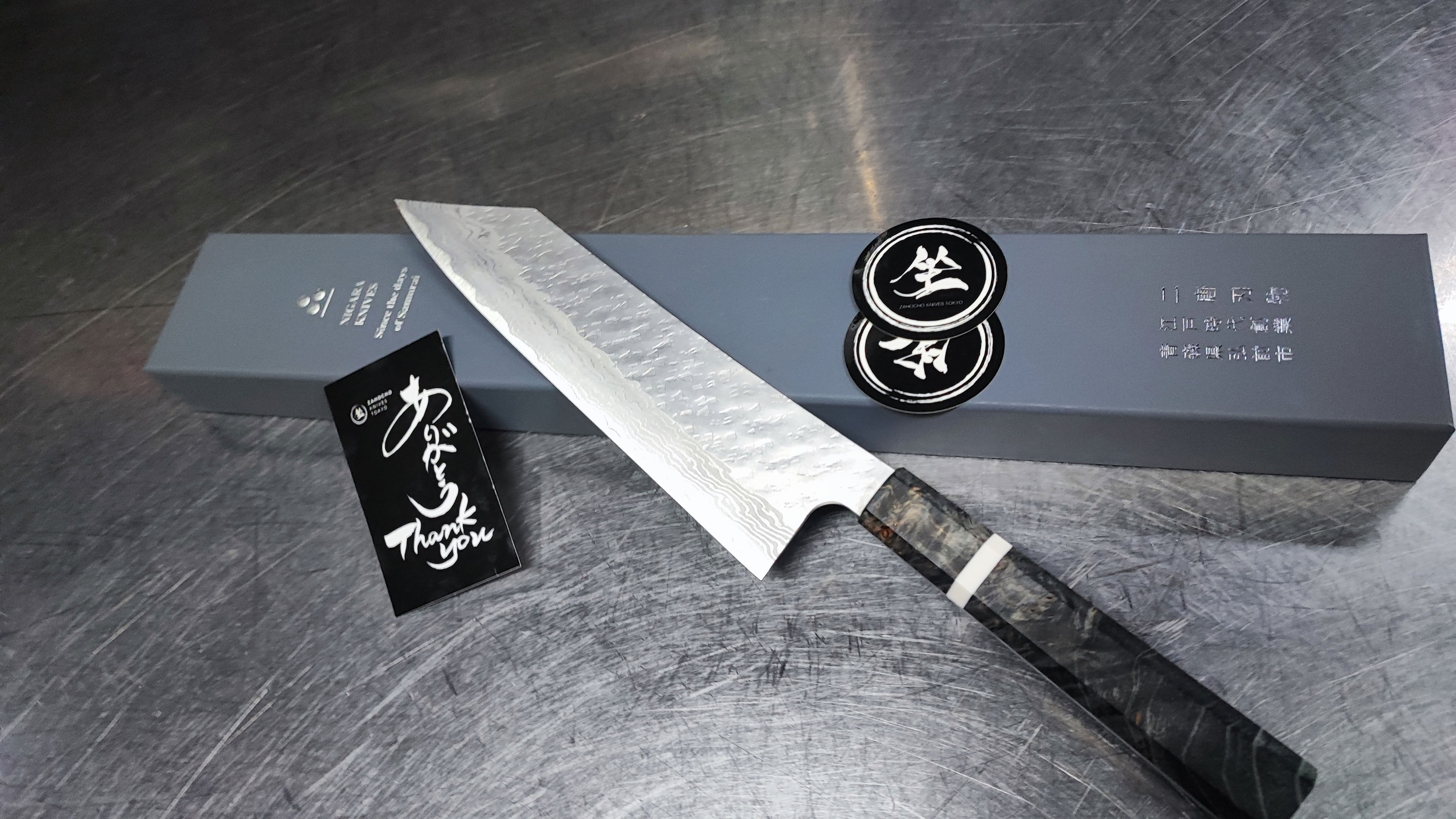 Nigara tsuchime damascus VG10 kiritsuke gyuto 210mm