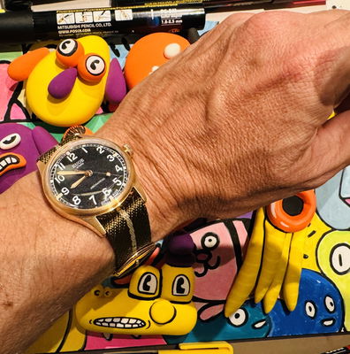 OLD SMITH 90-002 35mm Version Bronze Case Black Dial No-Date