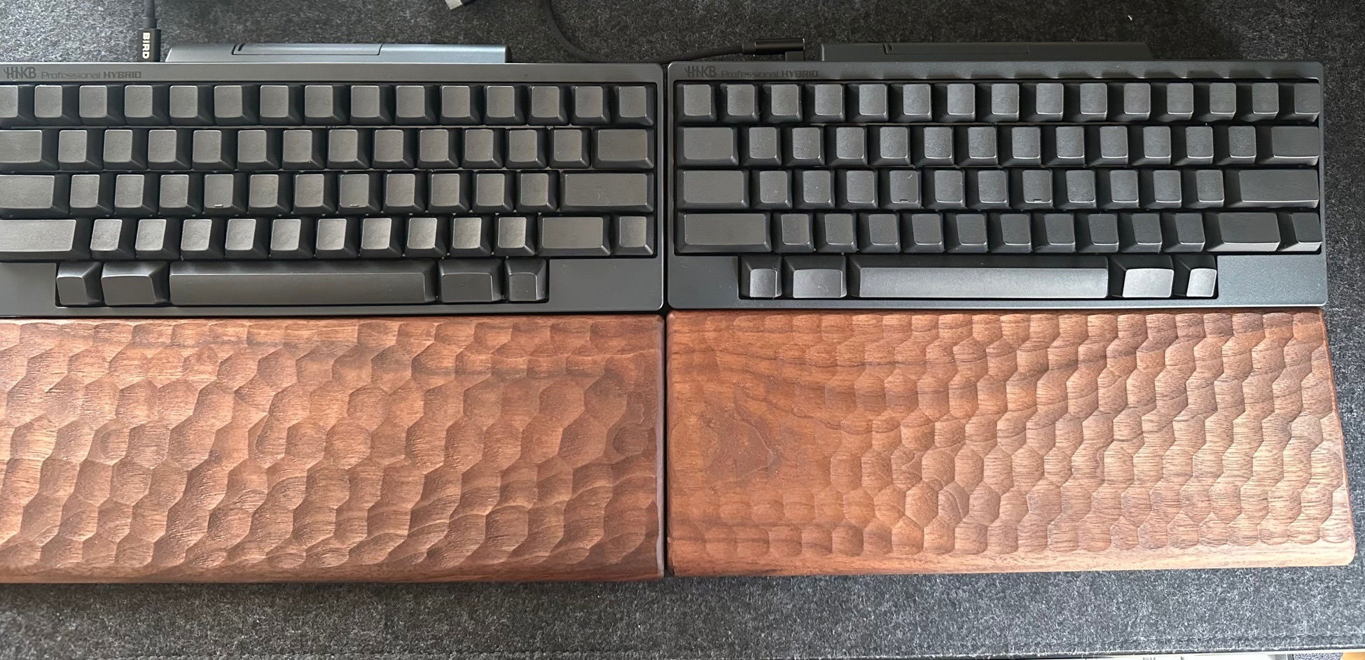 Hhkb亀甲名栗木製パームレスト＆キーボードルーフ | 木製iphone