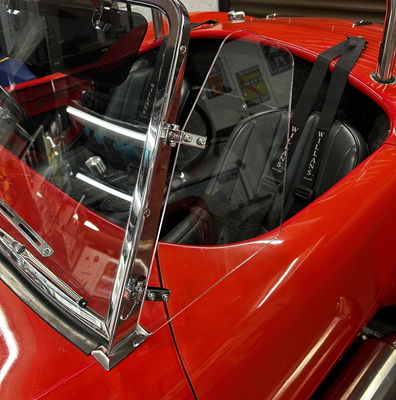 Custom Vintage Style Car Vent Wing Window Air Breeze Wind Deflectors Tinted - Foto 8