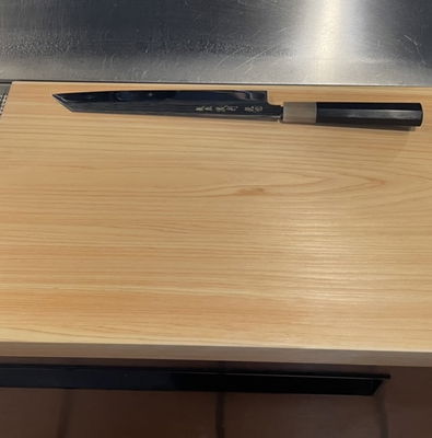 銀座渡利オリジナル】255mm 剣型筋引 白二鋼 黒本霞