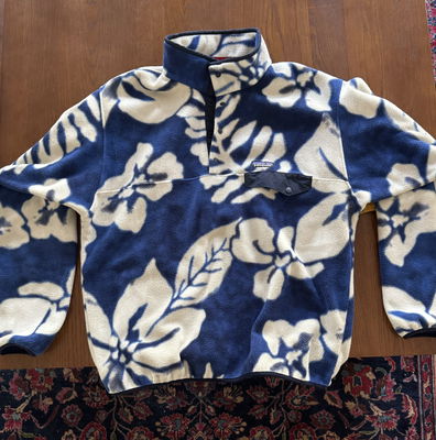 1990 Patagonia Air Conditioned Cotton Shirt, Crocodile Print