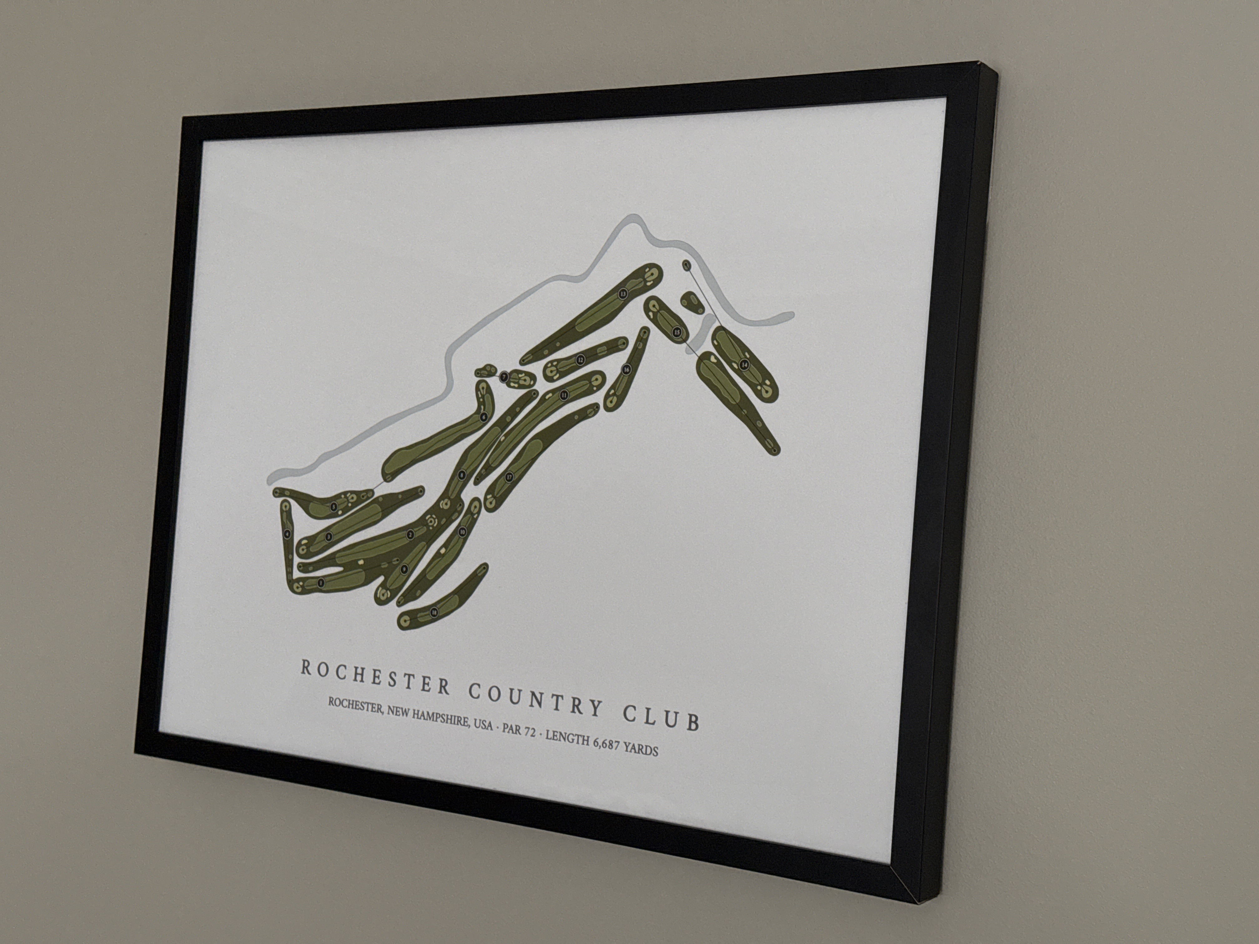 ゴルフコース アートプリント A2版 ２枚セット Colonial golf art - Etsy 日本