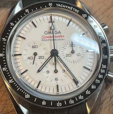 Speedmaster Professional 純正ベゼル Ceramic Dot-Over-Ninety Tachymètre Bezel For The Omega Speedmaster