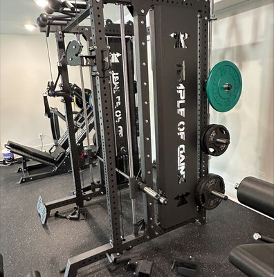 oosawa　CLAP エフォートレスとトレーニングタンクセット ALL-IN-ONE POWER RACK + FUNCTIONAL TRAINER + SMITH MACHINE