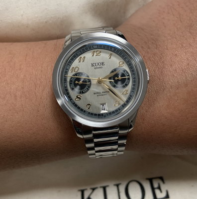 ROYAL SMITH 90-010 Automatic Panda x Vertical Brushed Dial | Kuoe