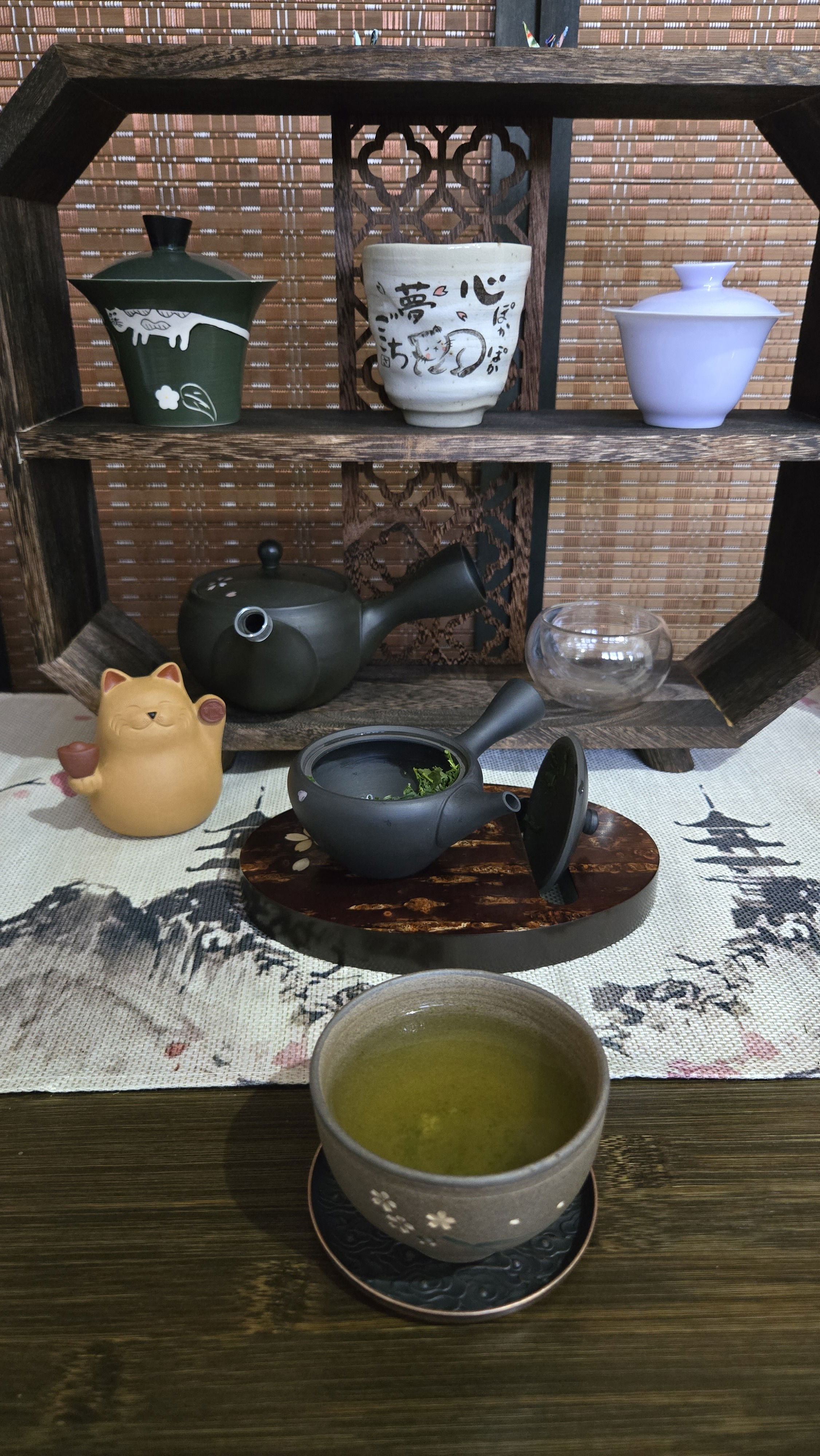 【おちゃ】 Mishima Yakishime Tokoname Teacup - 90ml – Tezumi