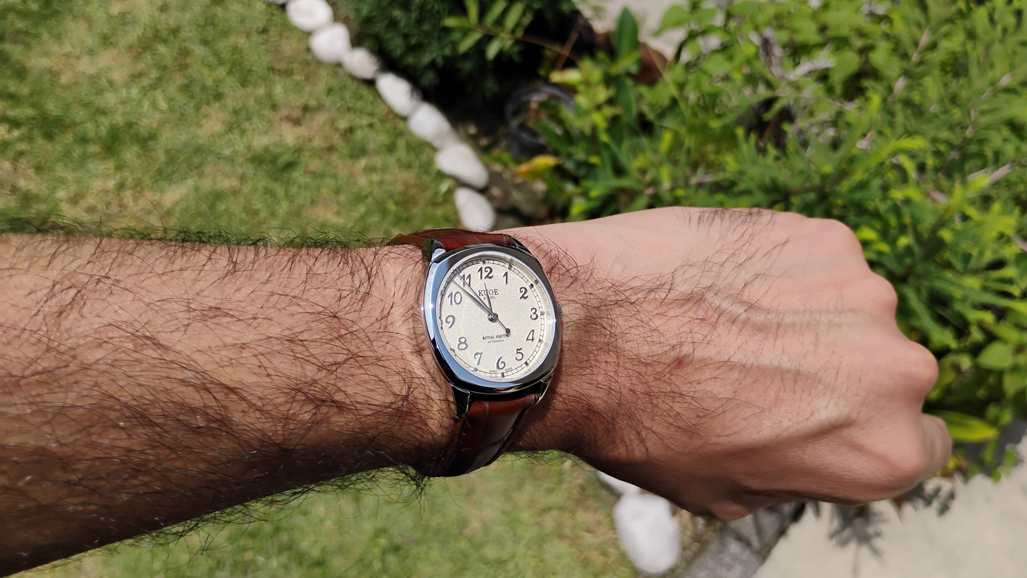 ROYAL SMITH 90-008 Silver / Silver with Stainless Steel Bracelet