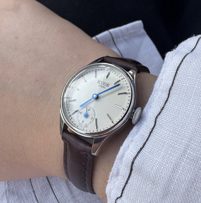 HOLBORN 90-003 Silver Case with Blue Hands, Women's Watch | Kuoe