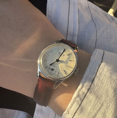 HOLBORN 90-003 Silver Case with Blue Hands, Women's Watch | Kuoe