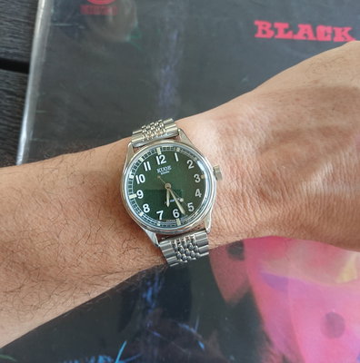 OLD SMITH 90-002 Automatic, Green Dial with Swiss Super-LumiNova