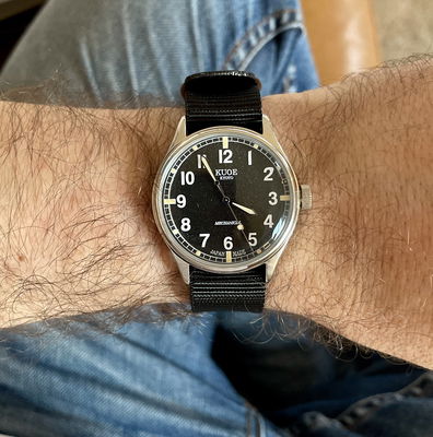 OLD SMITH 90-002 Automatic, Black Dial with Swiss Super-LumiNova