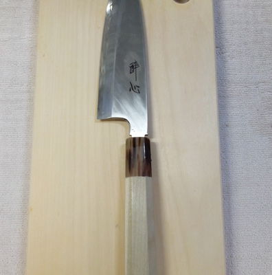 銀座渡利オリジナル包丁255mm 銀座渡利オリジナル】255mm 剣型筋引 白二鋼 黒本霞