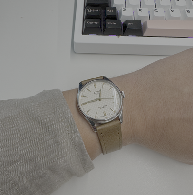 HOLBORN 90-003 Silver Case with Blue Hands, Women's Watch | Kuoe
