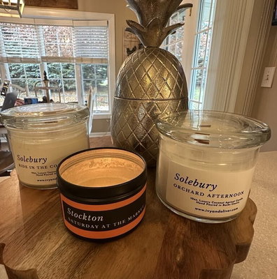 Bucks County River towns candle new hope Lambertville solebury Ivy And Oliver