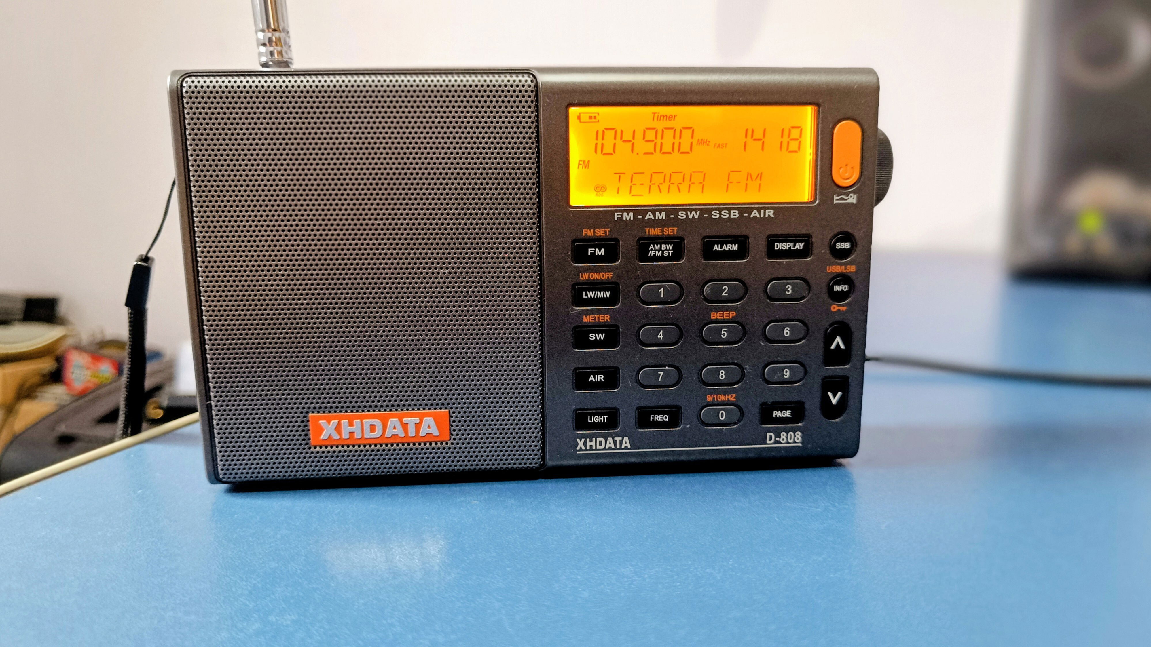 XHDATA D-808 FM/SW/MW/LW SSB AIR RDS Multi Band Portable Digital Radio