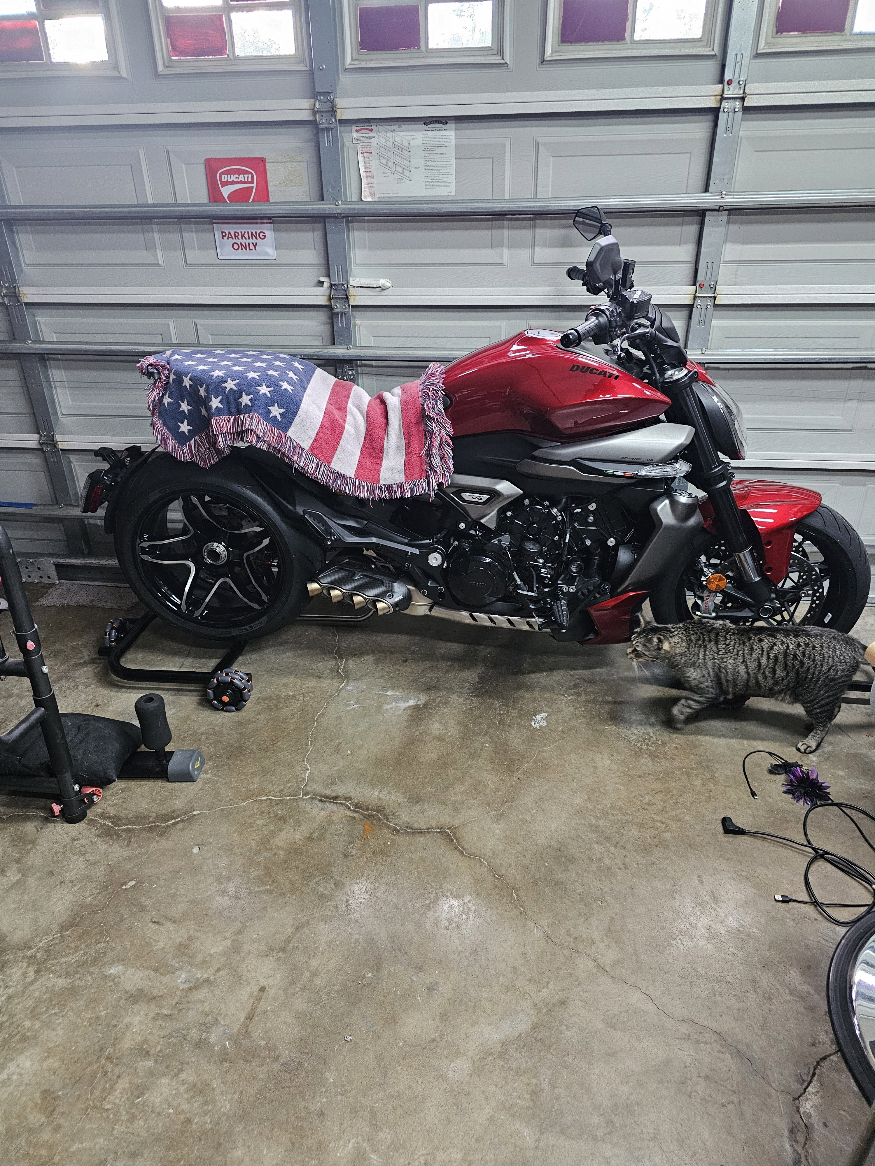 Ducati Diavel Motorcycle Stand with Front & Rear Multi-Directional