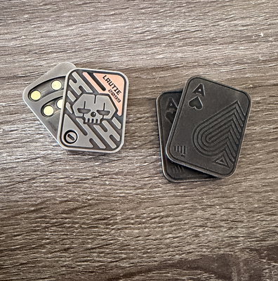 SHUFFLE POCKET ACES V2 フィジェットスライダー EDC SHUFFLE POCKET ACES V2 (Satin Silver) – Steinshant Studio