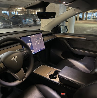 leeogench Accessori per Console Centrale in Vero Legno Tesla Model 3 Model Y Accessori Copertura per Console Centrale Kit Involucro Decorazione Interna Tesla Model 3 Model Y 2017-2020 Open Pore