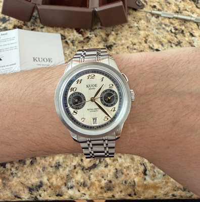 ROYAL SMITH 90-010 Automatic Panda x Vertical Brushed Dial | Kuoe