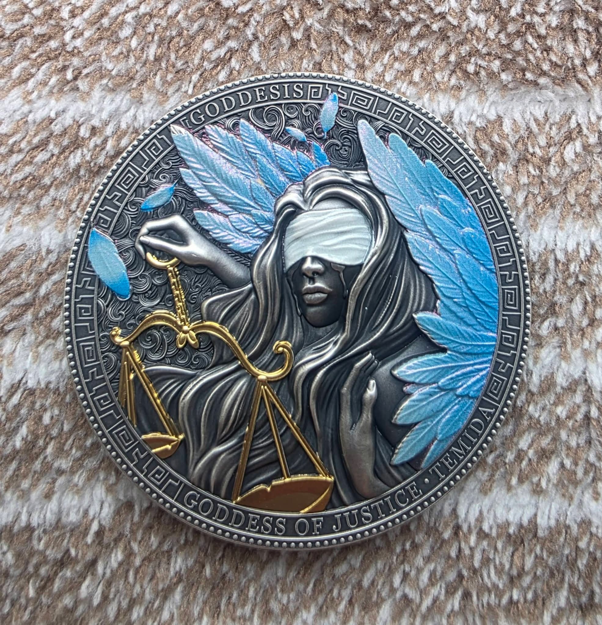 WHISPERS OF THE DEEP Mermaid 1 Oz Silver Coin 10$ Liberia 2026