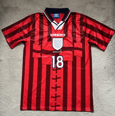 1997/98/99 England  L/S Mサイズ England 1998 Home L/S Jersey | Ultimate 8 UK