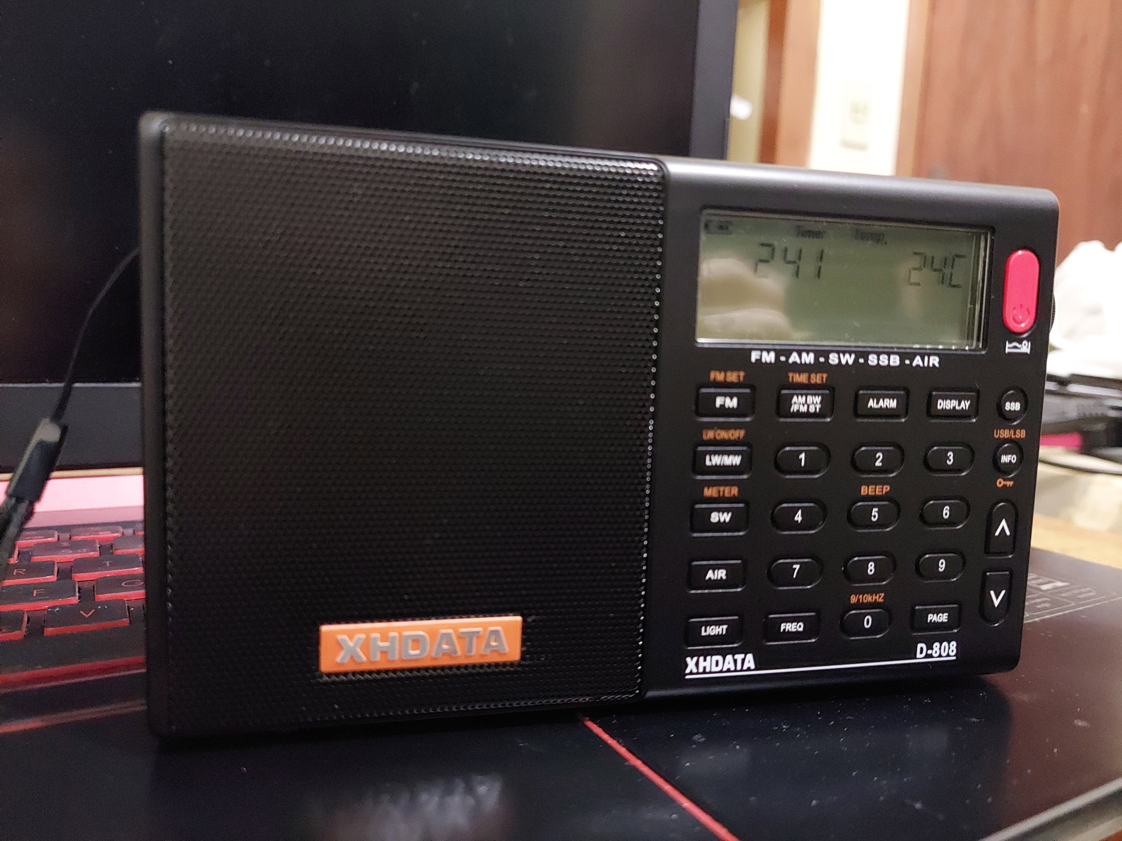 XHDATA D-808 FM/SW/MW/LW SSB AIR RDS Multi Band Portable Digital Radio