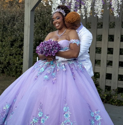 LADYM Veil Balloon Bustier　TOPS The Pearl Blossom Mikado Bridal Corset Top | Bella Luna Gowns